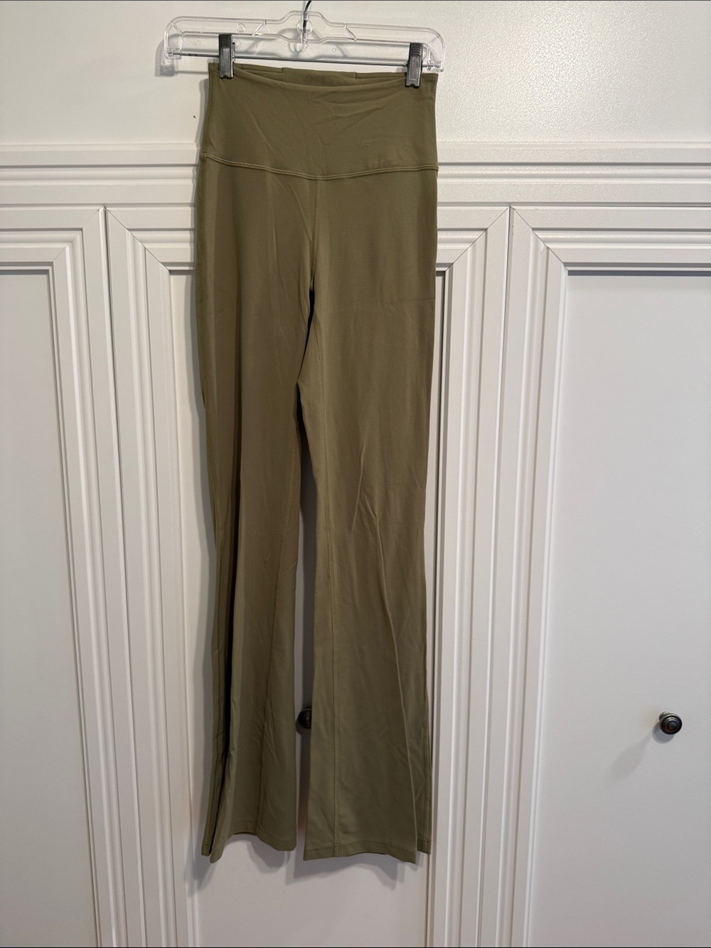 lululemon athletica Olive Green Boot-Cut Yoga Pants